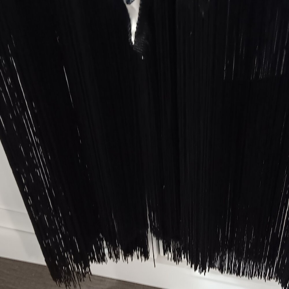 Oyrosy beige and black dress size large - Picture 2 of 4